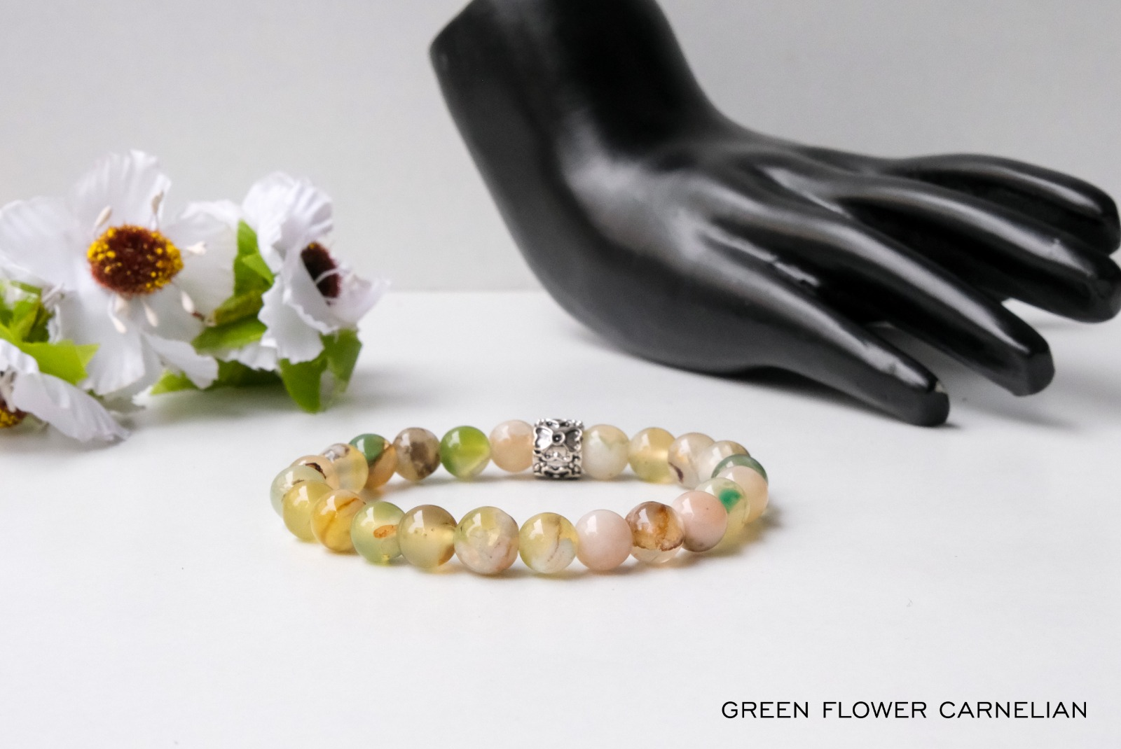 GREEN FLOWER CARNELIAN